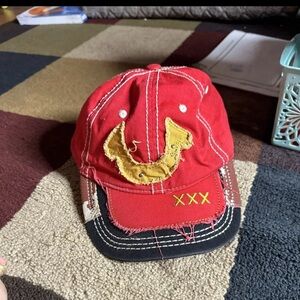 True Religion Red Hat One Size